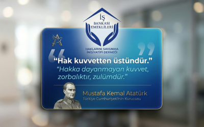 Cumhuriyetimiz ve Bankamızın kurucusu ATA’mıza minnettarız
