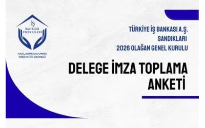 Önümüzdeki Munzam Sandık Genel Kurulu'na Delege Seçimi için İmza Toplanması