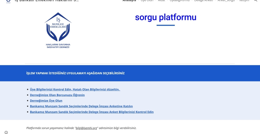 Tüm Sorgular Tek Platformda