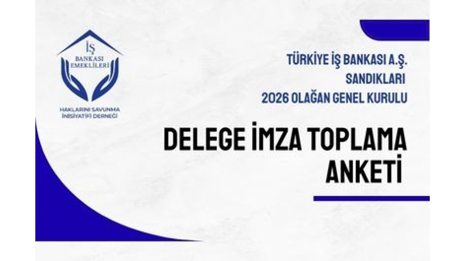Önümüzdeki Munzam Sandık Genel Kurulu'na Delege Seçimi için İmza Toplanması